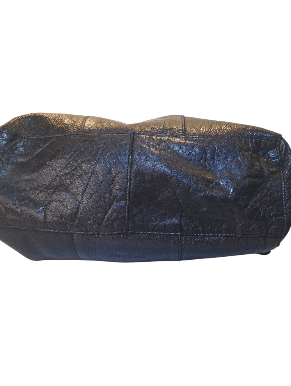 Slouchy, Black Leather with Suede Lining Tote Bag - Picture 6 of 7